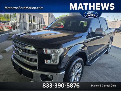 Shadow Black 2016 Ford F-150 Lariat