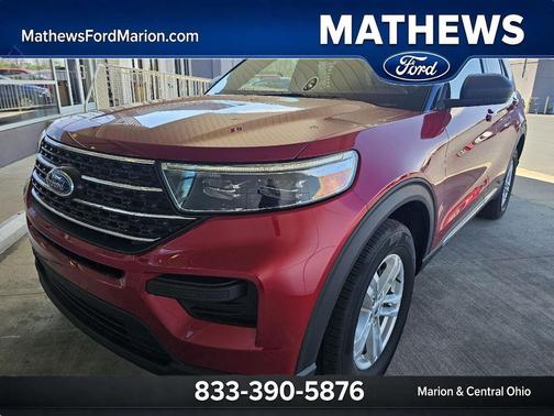 Rapid Red Metallic Tinted Clearcoat 2023 Ford Explorer XLT