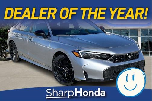 Solar Silver Metallic 2026 Honda Civic Sport