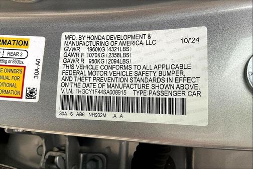 2025 Honda Accord SE