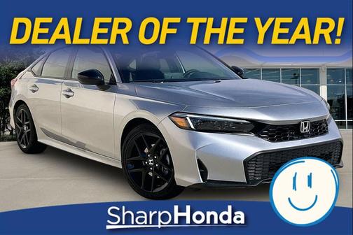 Solar Silver Metallic 2026 Honda Civic Sport