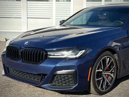 Blue 2021 BMW 530 i