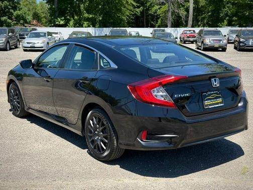Black 2018 Honda Civic LX