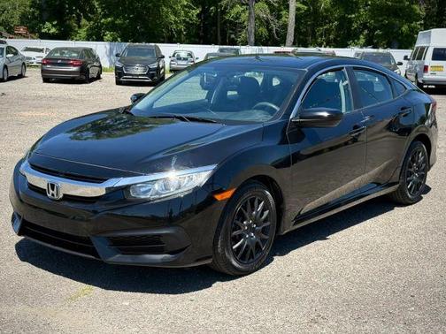 Black 2018 Honda Civic LX