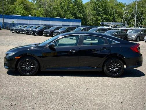 Black 2018 Honda Civic LX