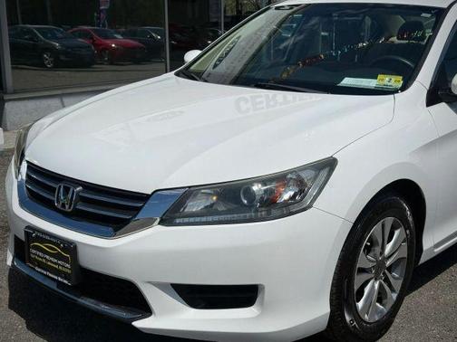 White 2015 Honda Accord LX