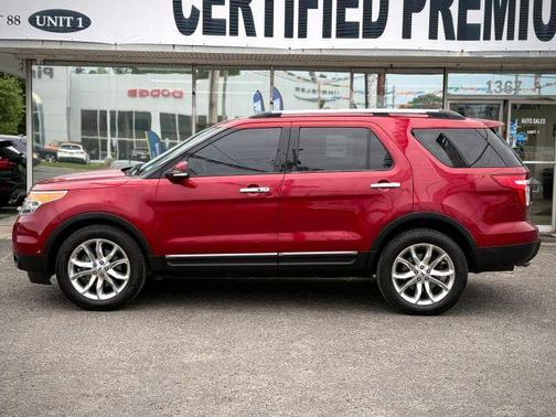 Red 2014 Ford Explorer Limited