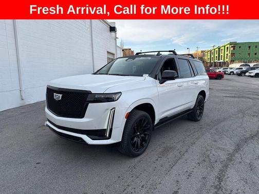 Crystal White Tricoat 2021 Cadillac Escalade Sport Platinum