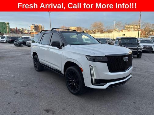 Crystal White Tricoat 2021 Cadillac Escalade Sport Platinum