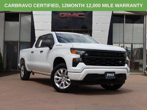 Summit White 2024 Chevrolet Silverado 1500 Custom