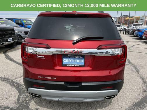 Volcanic Red Tintcoat 2023 GMC Acadia FWD SLT