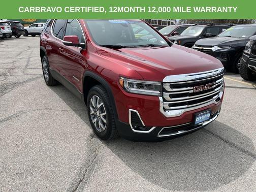 Volcanic Red Tintcoat 2023 GMC Acadia FWD SLT
