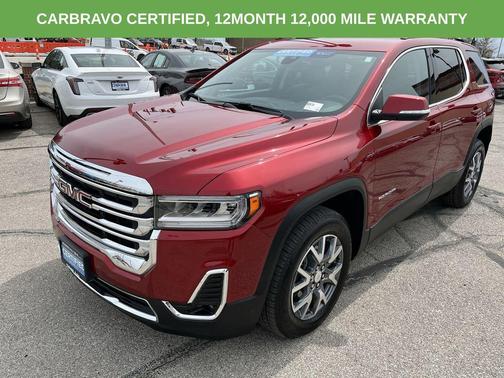 Volcanic Red Tintcoat 2023 GMC Acadia FWD SLT