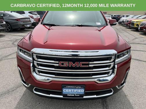Volcanic Red Tintcoat 2023 GMC Acadia FWD SLT