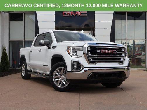 Summit White 2021 GMC Sierra 1500 SLT