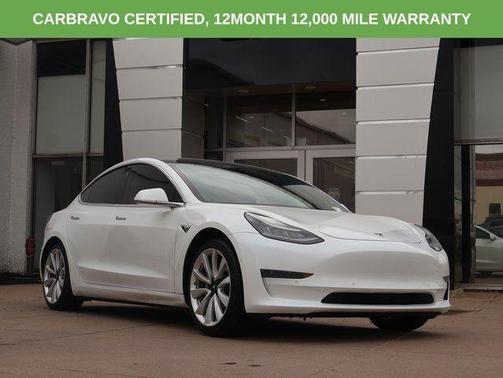 Pearl White Multi-Coat 2020 Tesla Model 3 Standard Range Plus