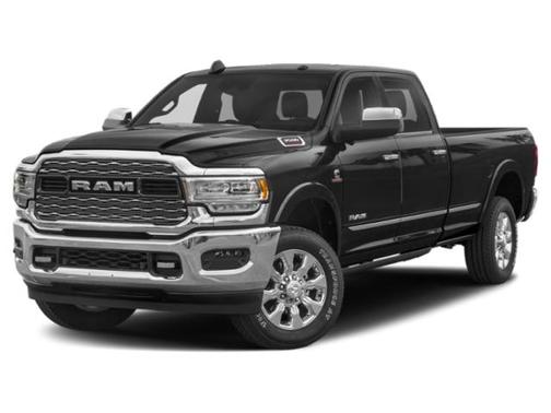 Diamond Black Crystal Pearlcoat 2022 RAM 3500 Limited Crew Cab 4x4 8' Box