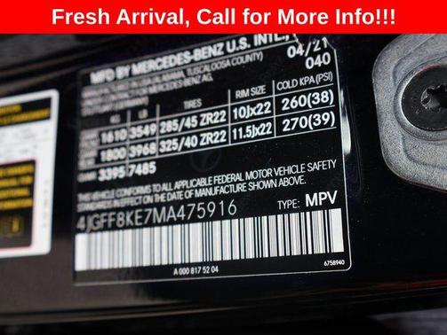 Black 2021 Mercedes-Benz AMG GLS 63 Base