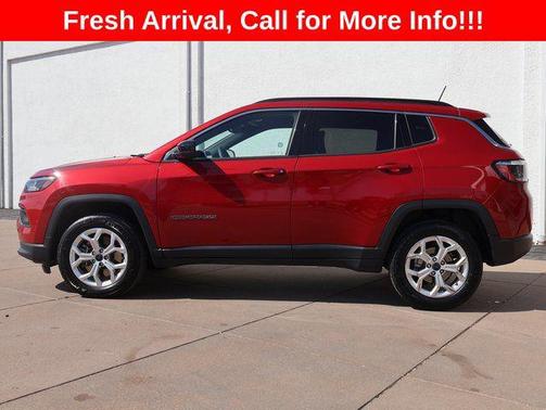 Red Hot Pearlcoat 2025 Jeep Compass Latitude
