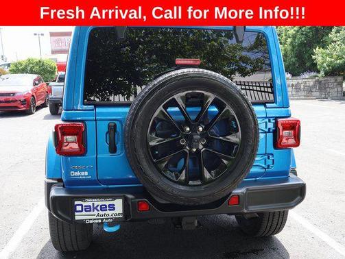 Hydro Blue Pearlcoat 2022 Jeep Wrangler Unlimited 4xe Sahara