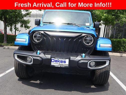 Hydro Blue Pearlcoat 2022 Jeep Wrangler Unlimited 4xe Sahara
