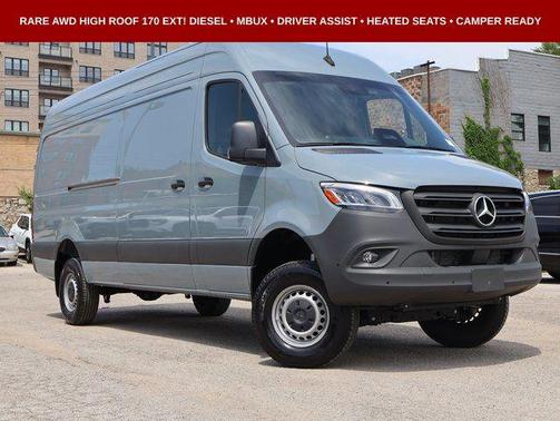 Blue Gray 2025 Mercedes-Benz Sprinter 2500 High Roof