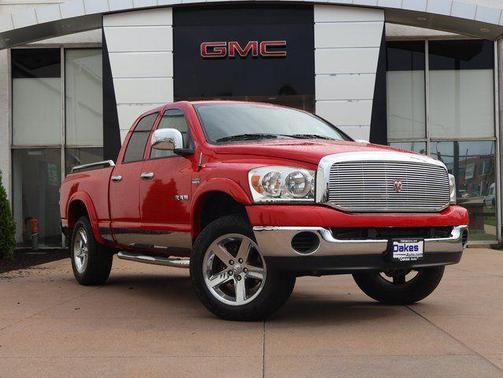 Flame Red Clearcoat 2008 Dodge Ram 1500 SLT Quad Cab