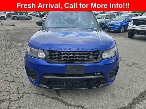 Estoril Blue 2017 Land Rover Range Rover Sport 5.0L Supercharged SVR