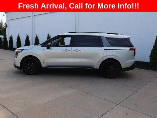 Ivory Silver 2025 Kia Carnival Hybrid SX Prestige
