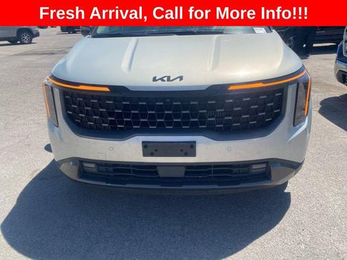 Ivory Silver 2025 Kia Carnival Hybrid SX Prestige