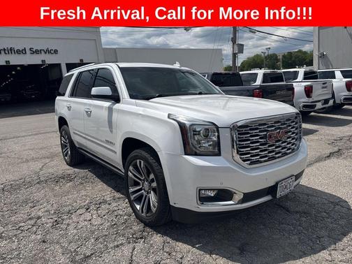White Frost Tricoat 2019 GMC Yukon Denali