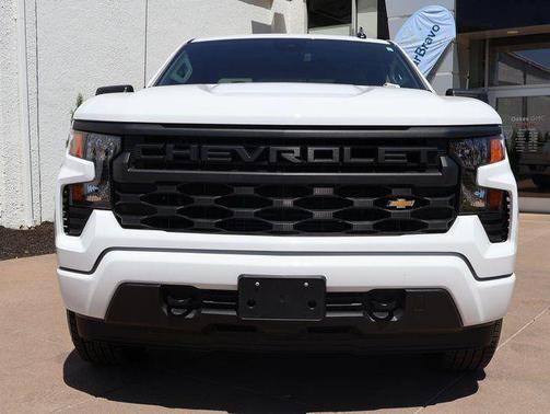 Summit White 2026 Chevrolet Silverado 1500 Custom