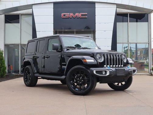 Black Clearcoat 2023 Jeep Wrangler 4xe Sahara