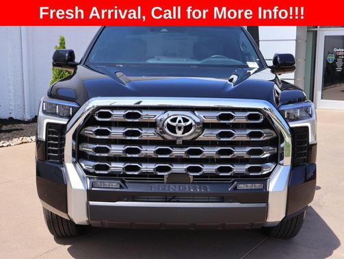 Midnight Black Metallic 2025 Toyota Tundra Platinum