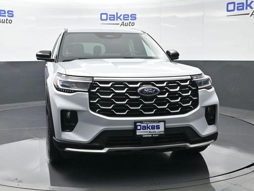 SPACE WHITE METALLIC 2025 Ford Explorer Platinum