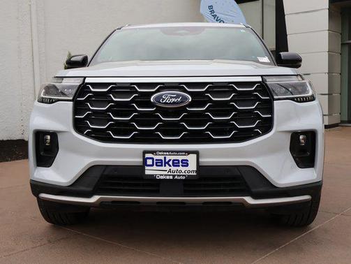 SPACE WHITE METALLIC 2025 Ford Explorer Platinum