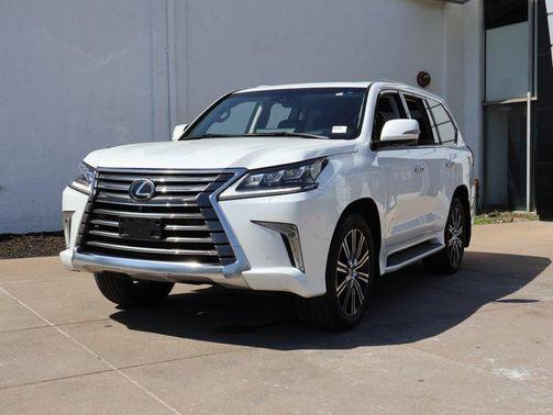 Eminent White Pearl 2021 Lexus LX 570 Three-Row