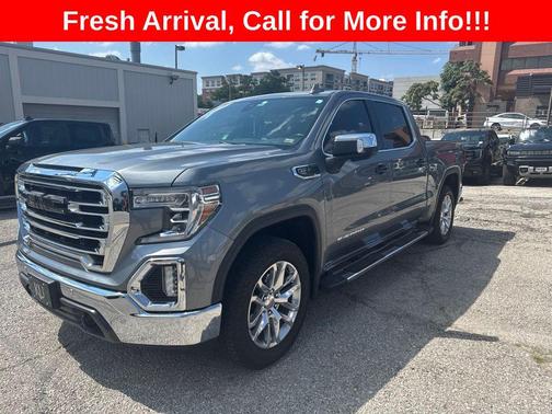 Satin Steel Metallic 2021 GMC Sierra 1500 SLT