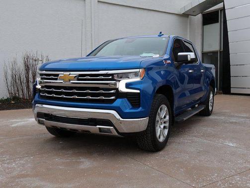 Glacier Blue Metallic 2022 Chevrolet Silverado 1500 LTZ