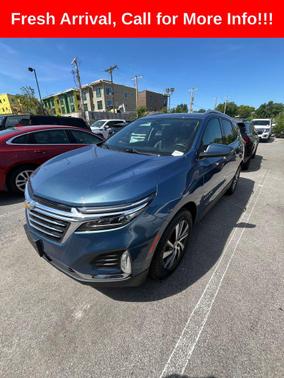 Lakeshore Blue Metallic 2024 Chevrolet Equinox Premier w/1LZ