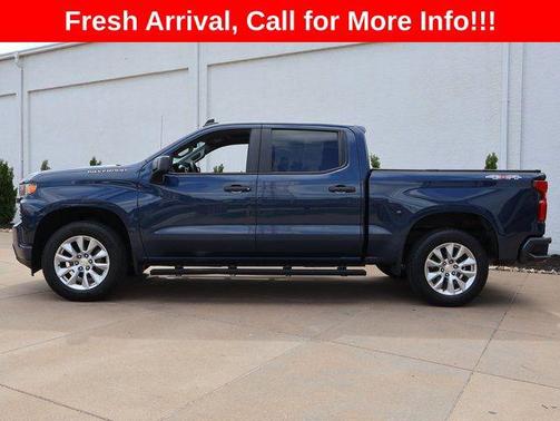 Northsky Blue Metallic 2021 Chevrolet Silverado 1500 Custom