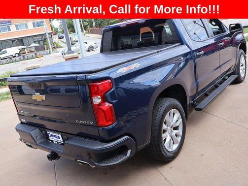 Northsky Blue Metallic 2021 Chevrolet Silverado 1500 Custom