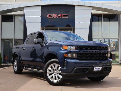 Northsky Blue Metallic 2021 Chevrolet Silverado 1500 Custom