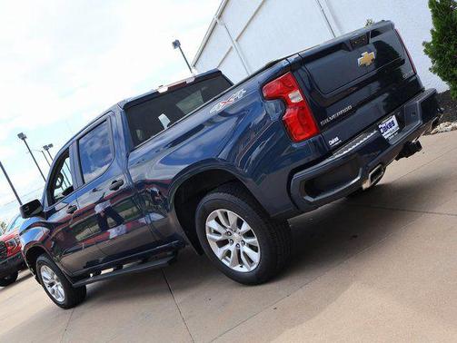 Northsky Blue Metallic 2021 Chevrolet Silverado 1500 Custom