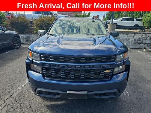 Northsky Blue Metallic 2021 Chevrolet Silverado 1500 Custom