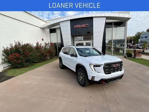 Glacier White Tricoat 2026 GMC Acadia AT4 AWD