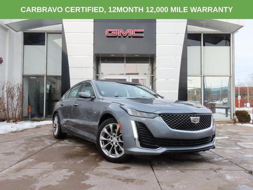 Satin Steel Metallic 2022 Cadillac CT5 Premium Luxury