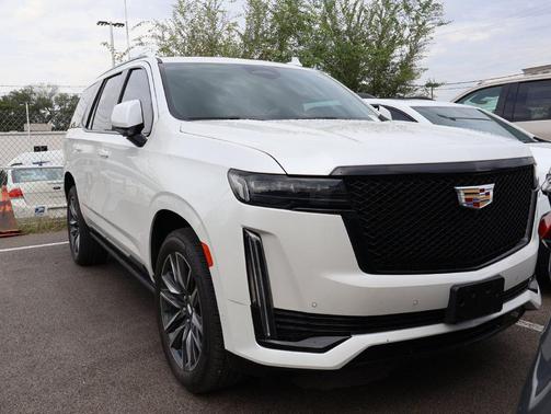 Crystal White Tricoat 2023 Cadillac Escalade Sport Platinum
