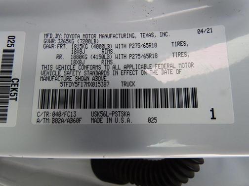 2021 Toyota Tundra SR5