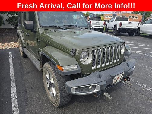 Sarge Green Clearcoat 2020 Jeep Wrangler Unlimited Sahara